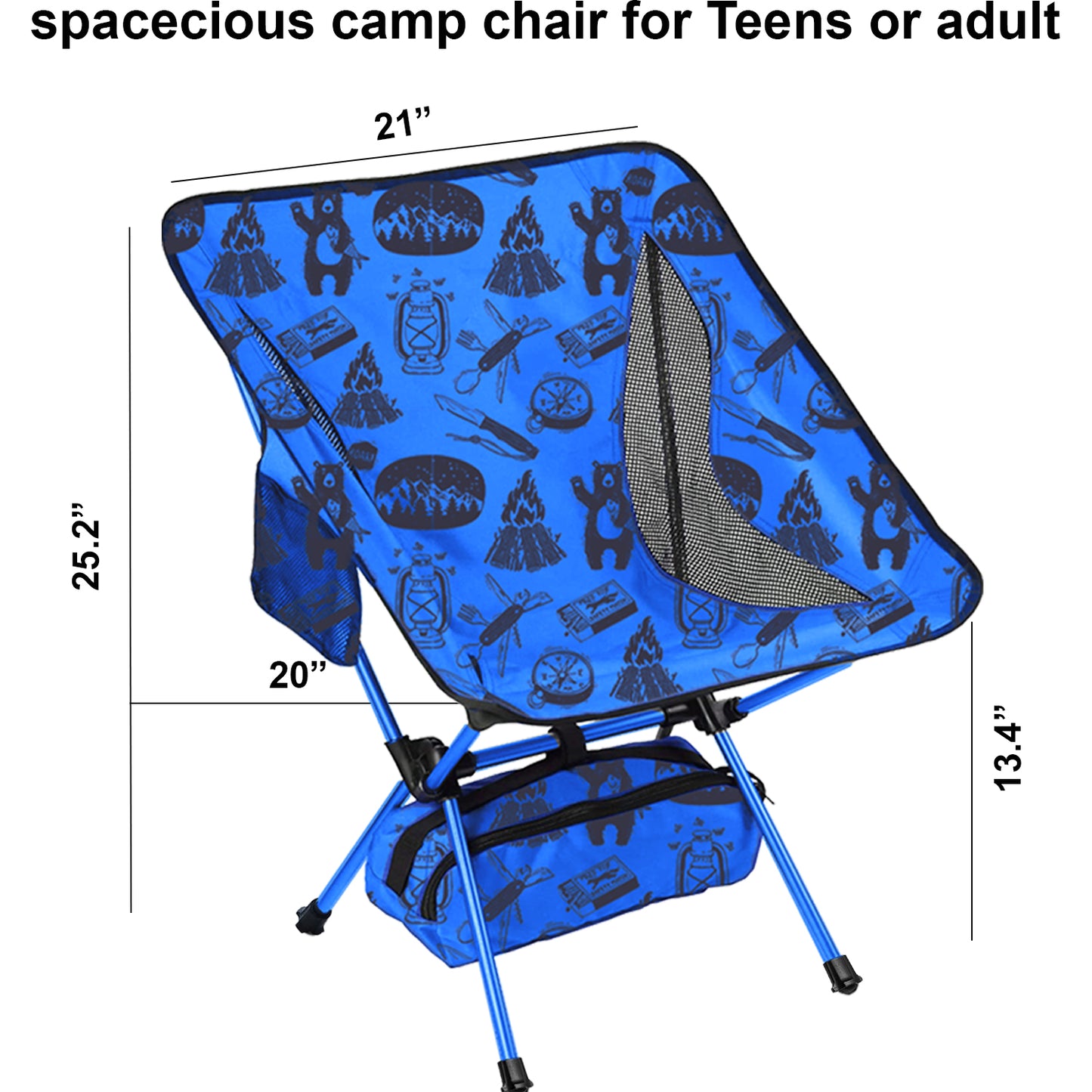 Youth camping chair - Adventure theme