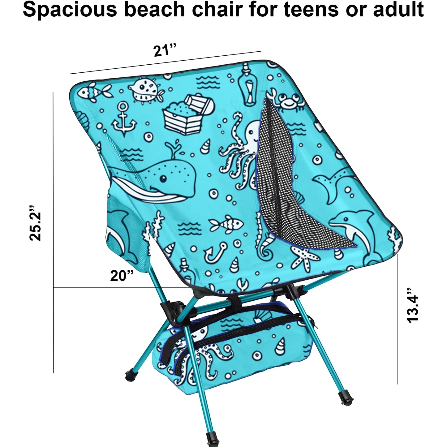 Youth beach chair - Ocean World theme