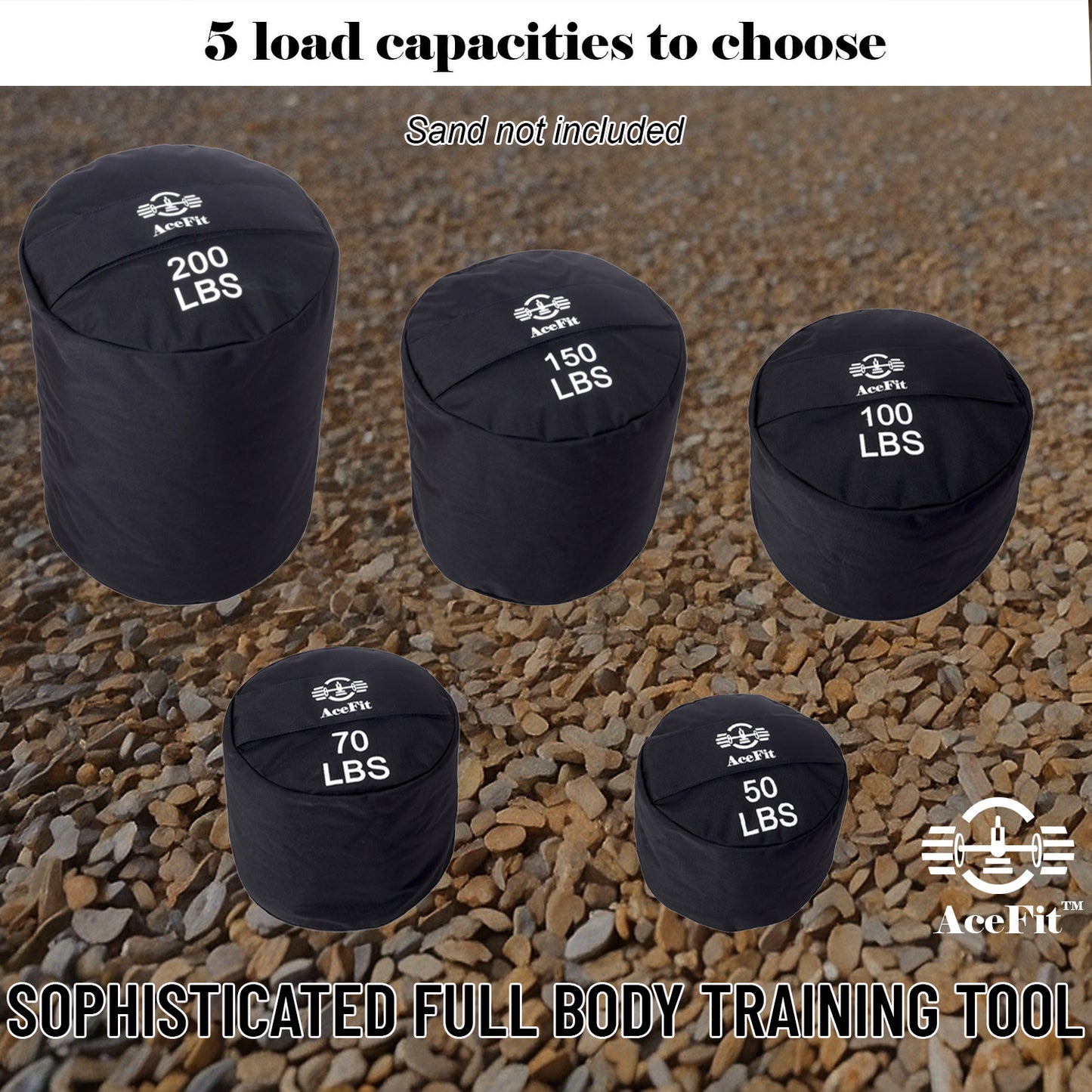 Heavy duty sandbags for working out