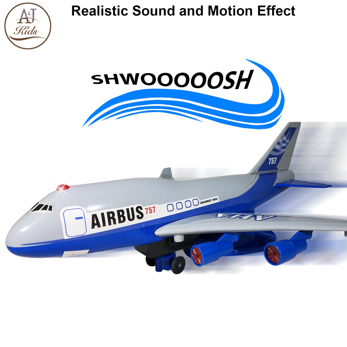 Battery Operated Airplane Toy for Boys and Girls