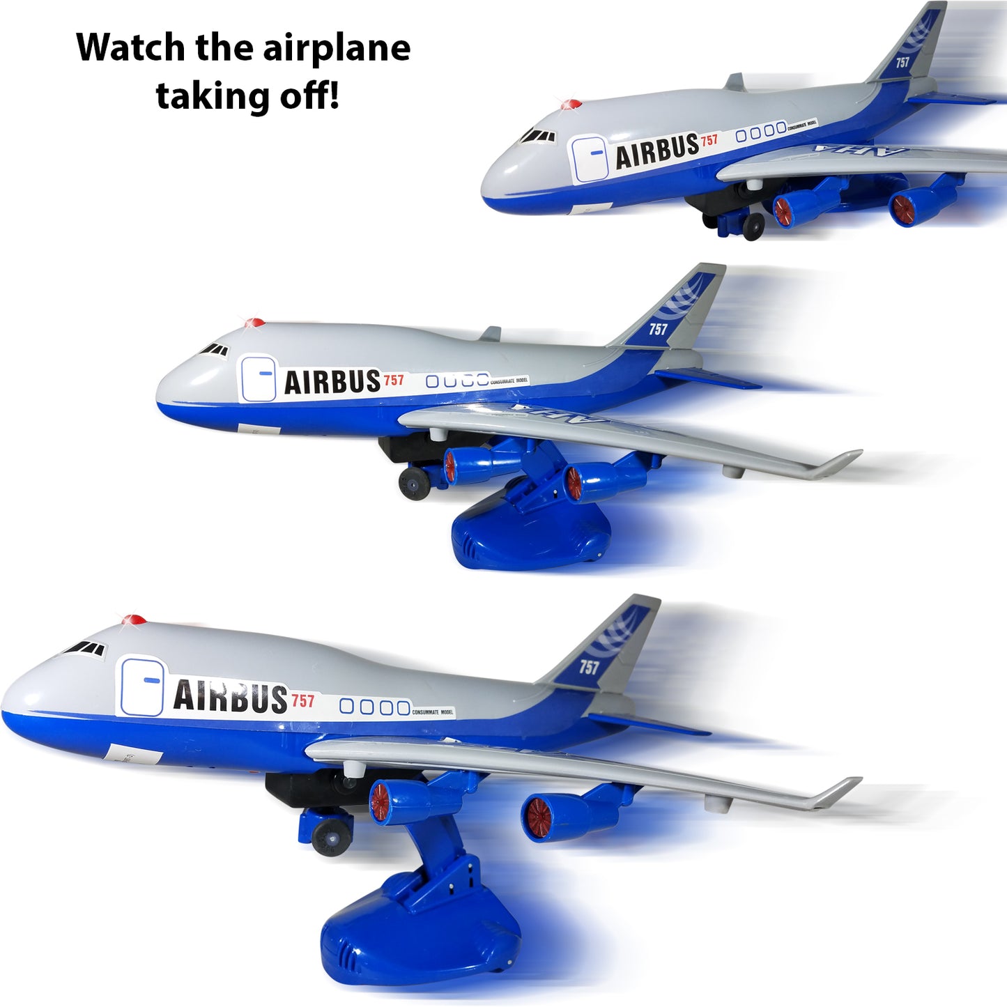 Battery Operated Airplane Toy for Boys and Girls